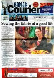 2014 May - Napier Courier - Sewing the Fabric of a Good Life
