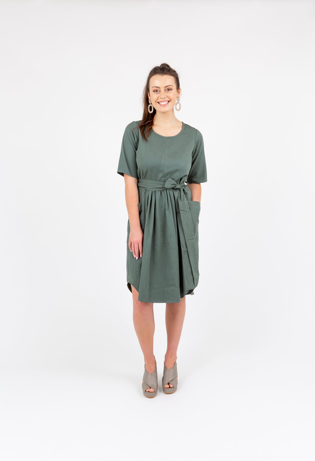 Travel Dress - Green - Size 18