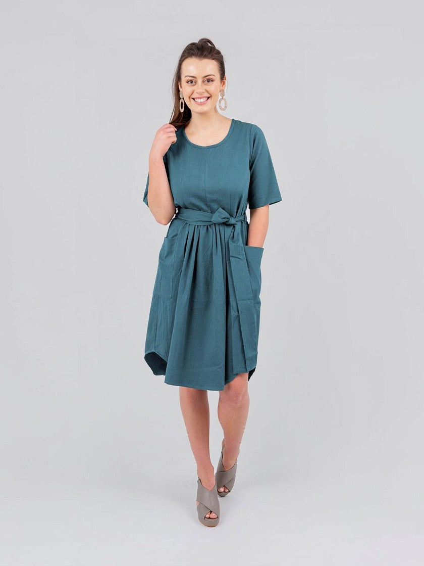 Travel Dress - Teal - Size 18
