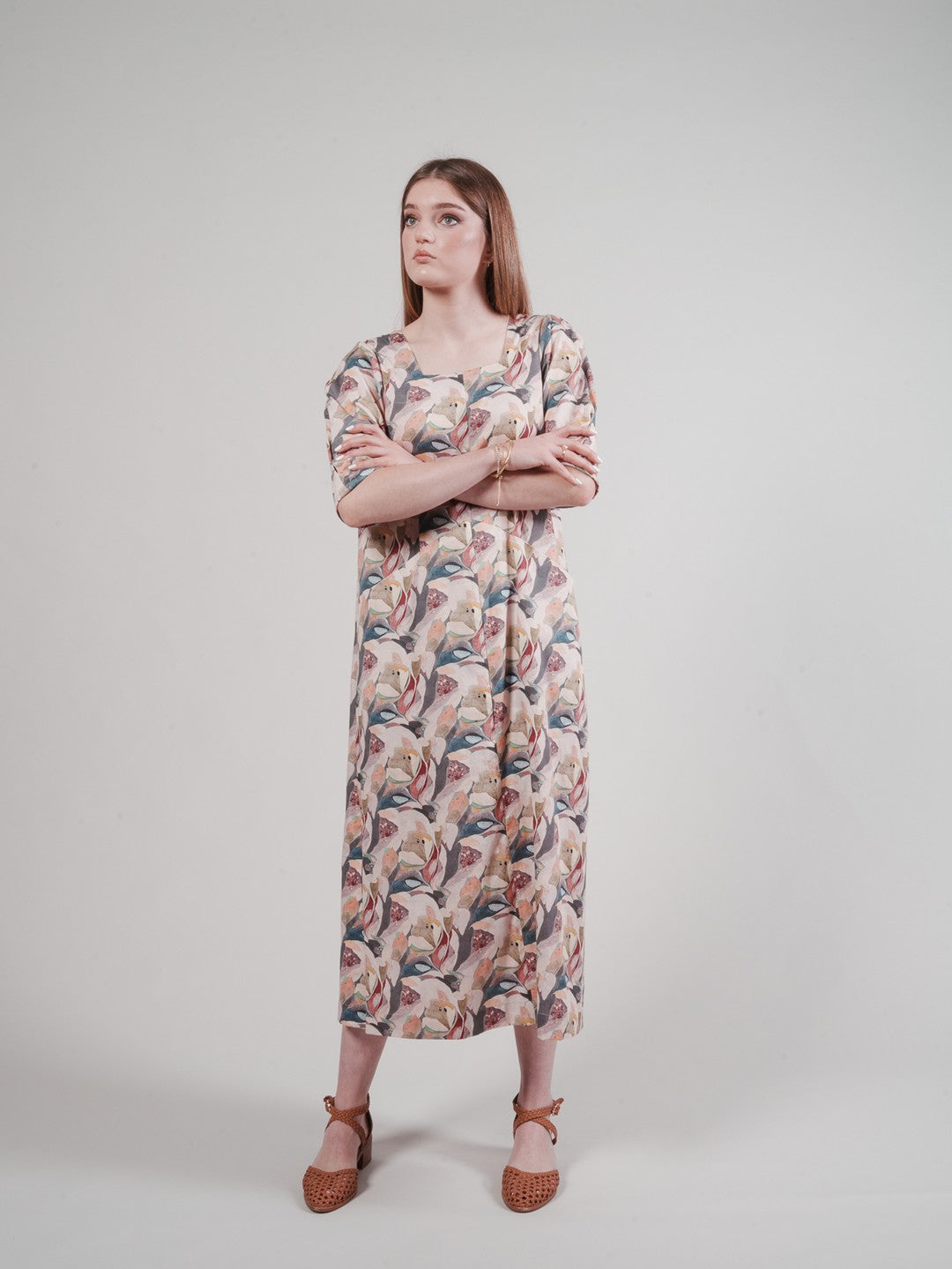 Paloma Dress - 100% Cotton Sateen