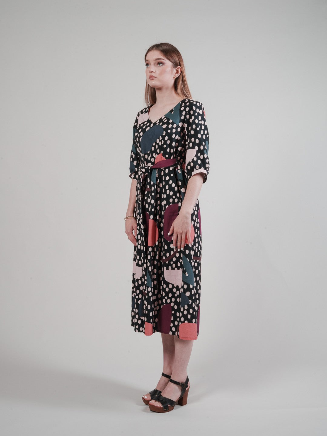 Jazz Dress - Black Print