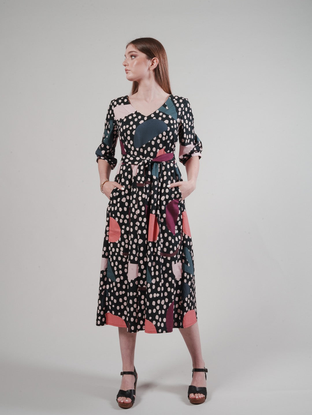 Jazz Dress - Black Print