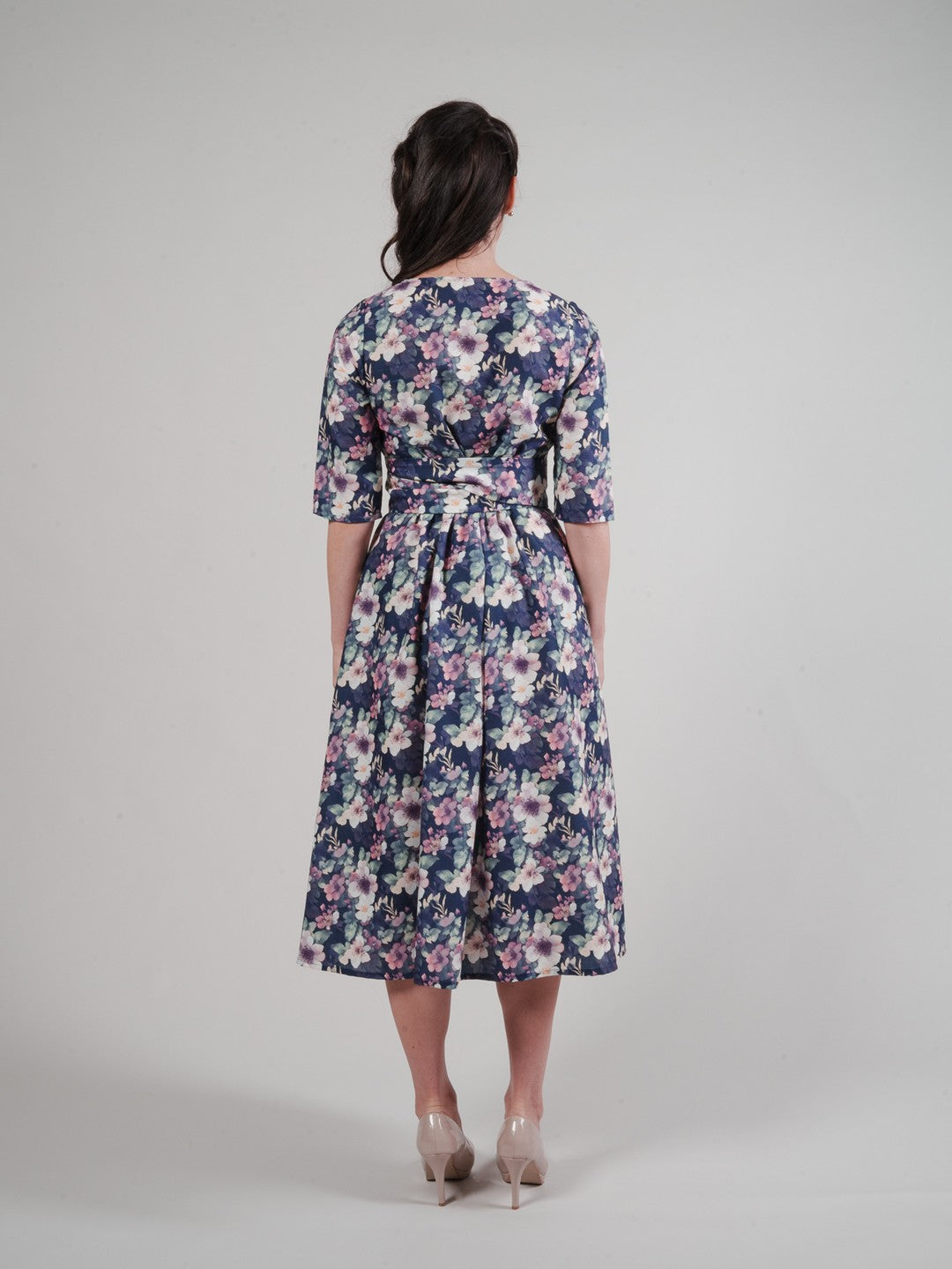 Lucinda Dress - Purple Floral
