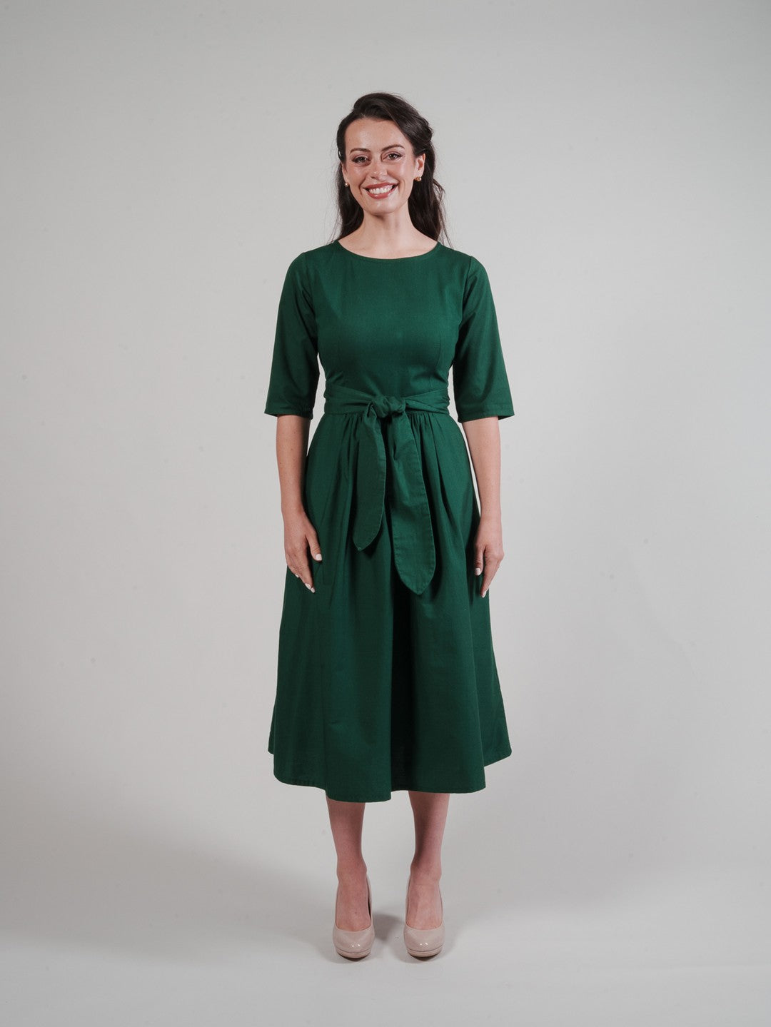 Lucinda Dress - Emerald Green