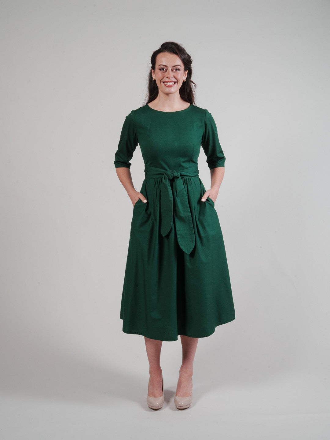 Lucinda Dress - Emerald Green
