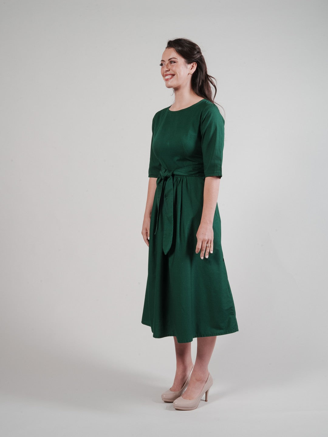 Lucinda Dress - Emerald Green