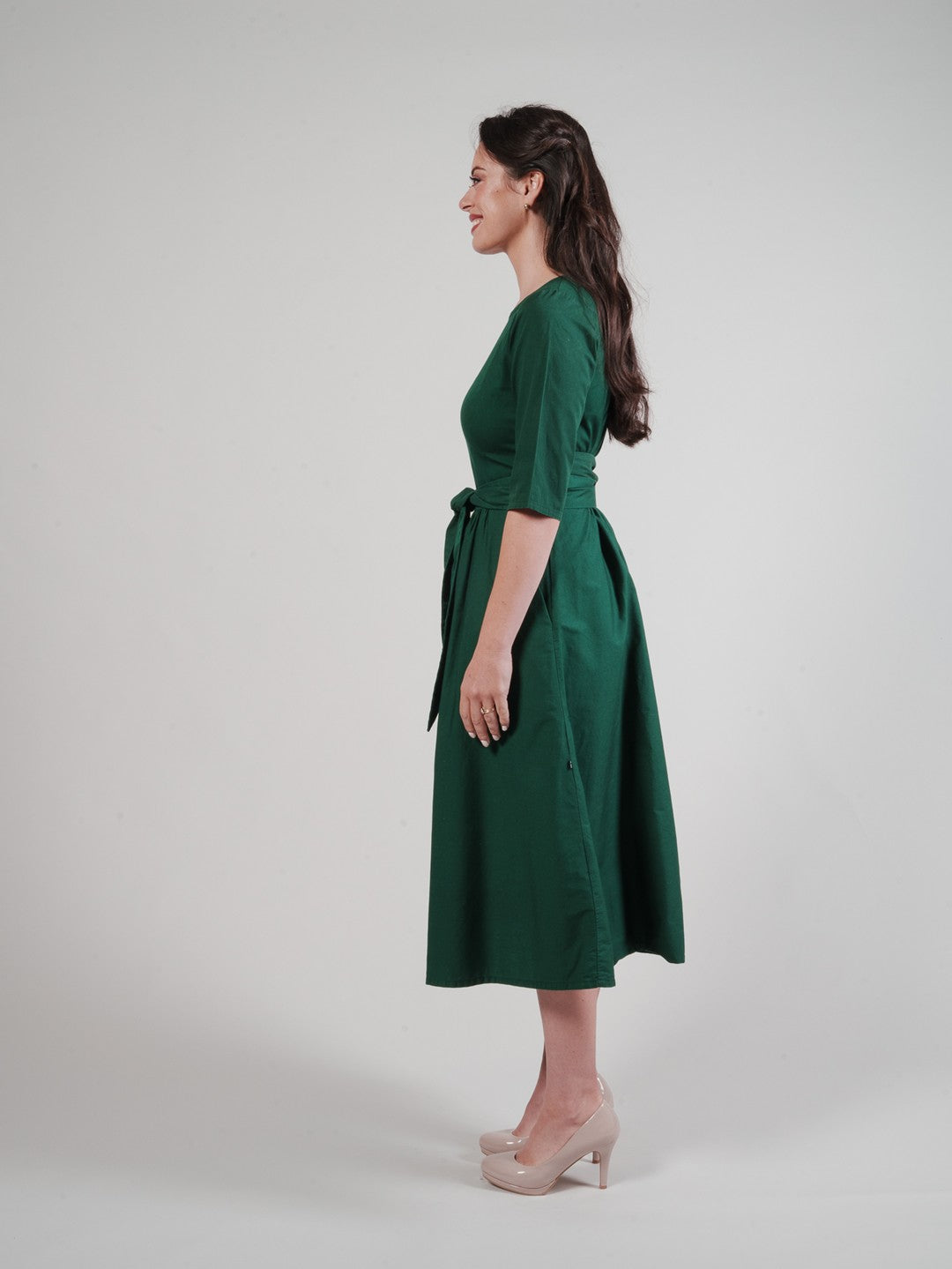 Lucinda Dress - Emerald Green