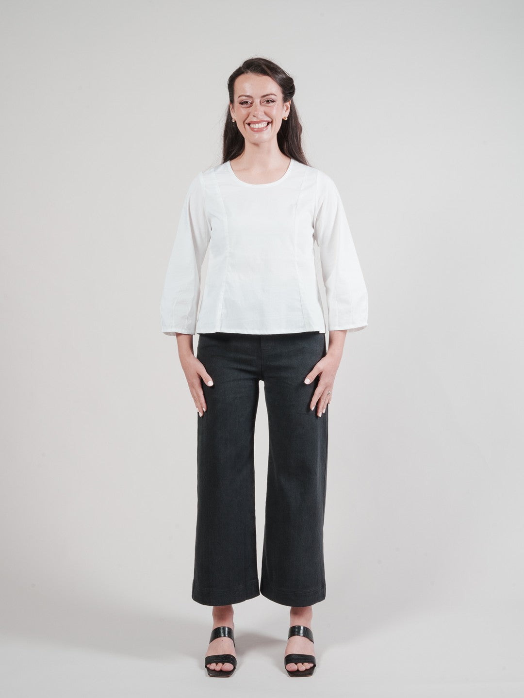 Aligned Air Blouse - Classic White