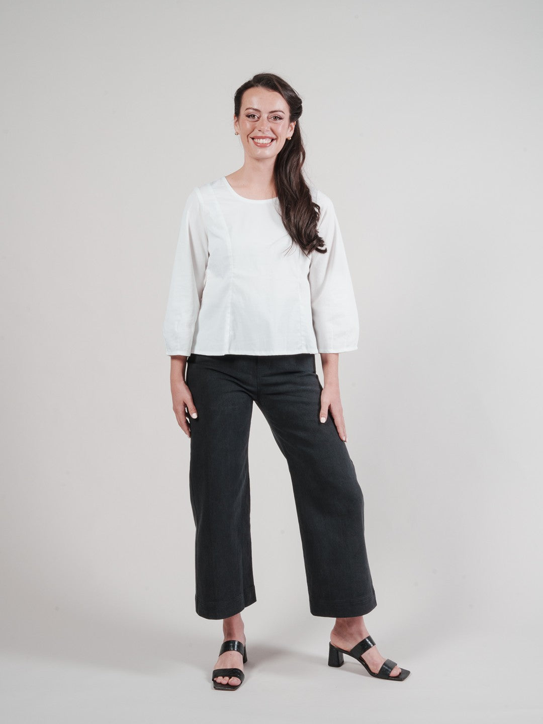 Aligned Air Blouse - Classic White