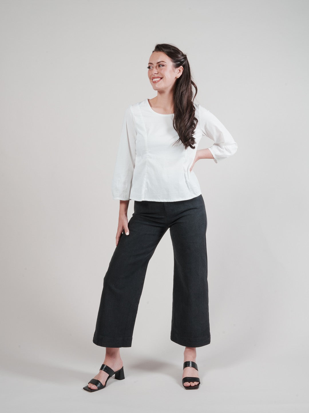 Aligned Air Blouse - Classic White