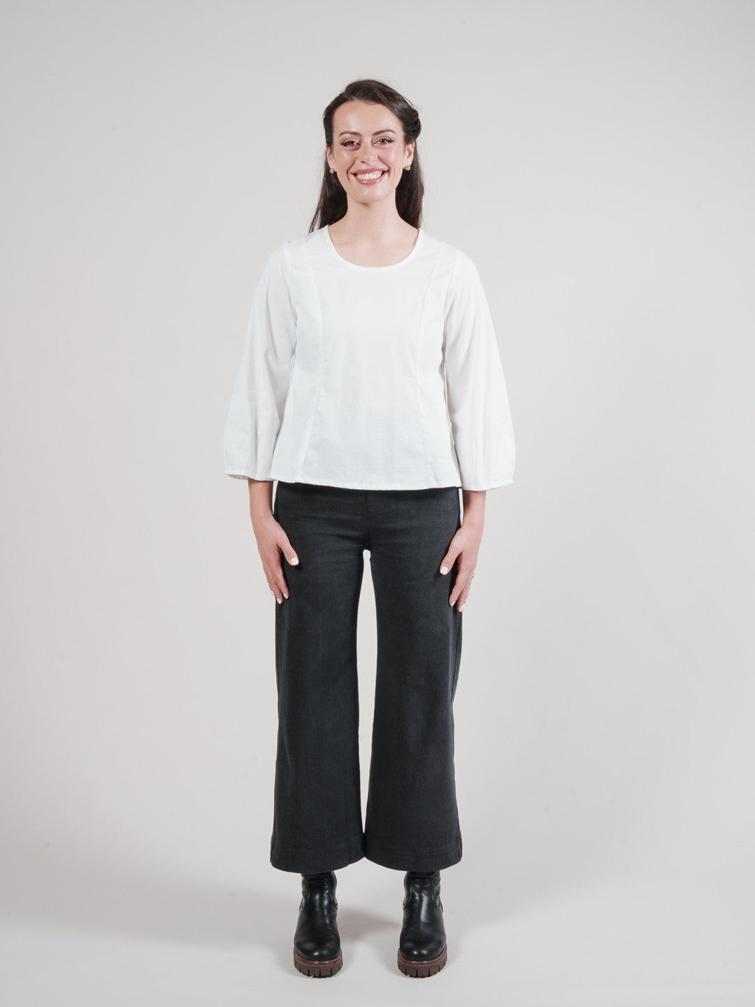 Aligned Air Blouse - Classic White