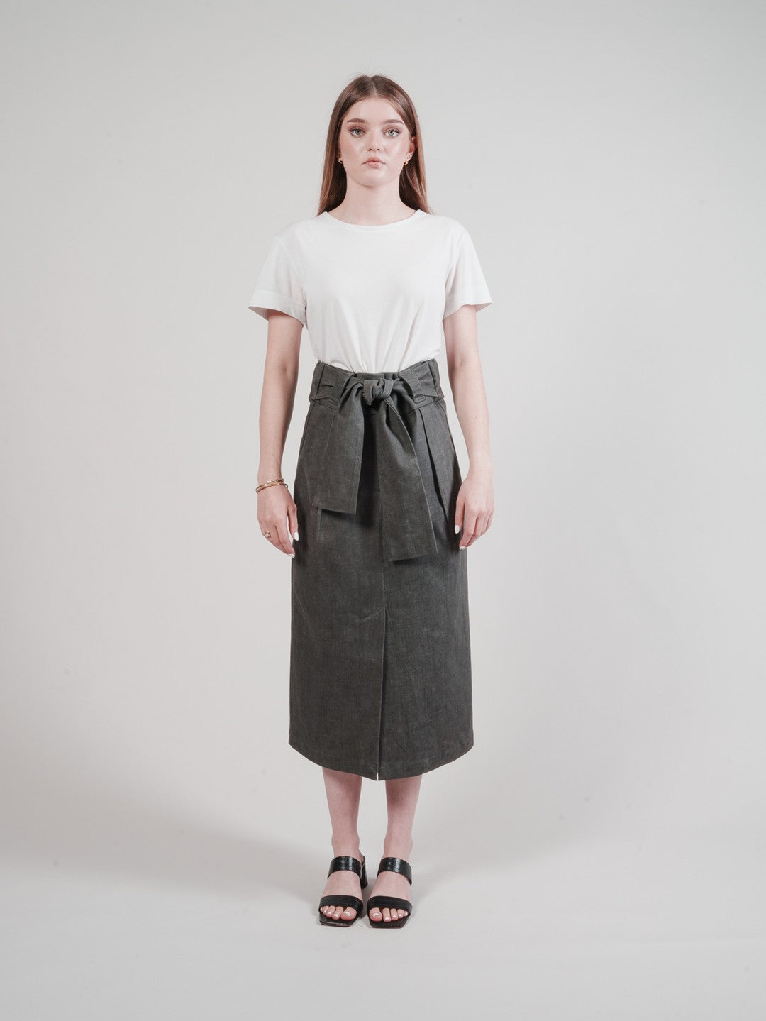 The "All Wrapped Up Skirt" - Grey