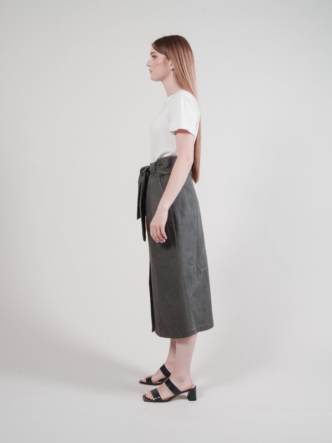 The "All Wrapped Up Skirt" - Grey