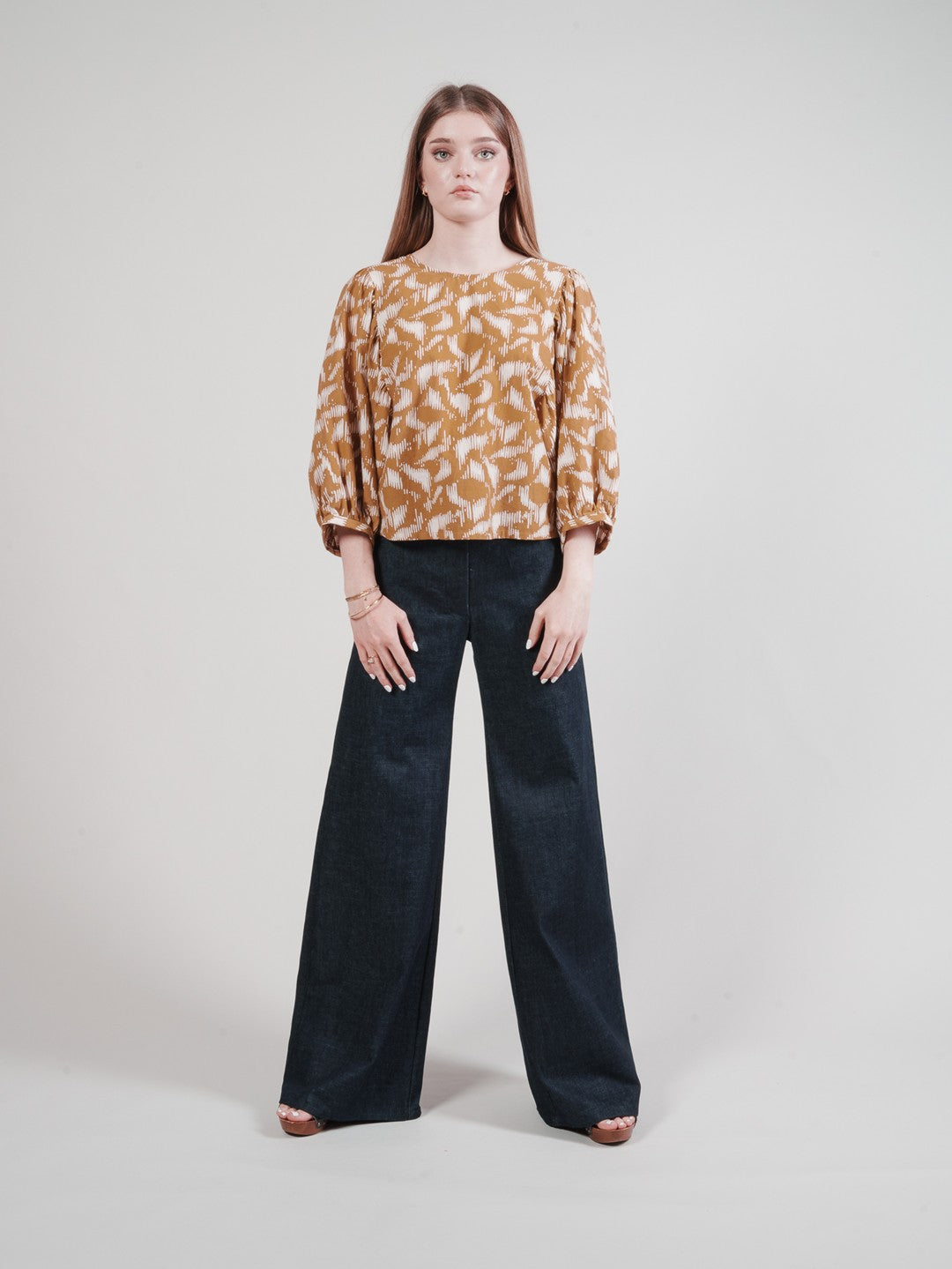 Riley Top - Organic Cotton Rust
