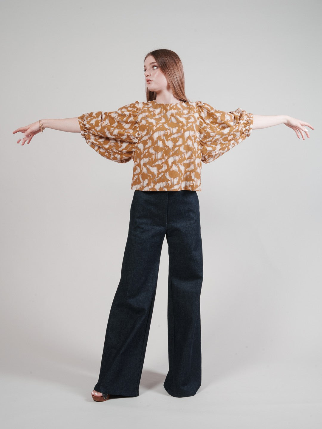 Riley Top - Organic Cotton Rust