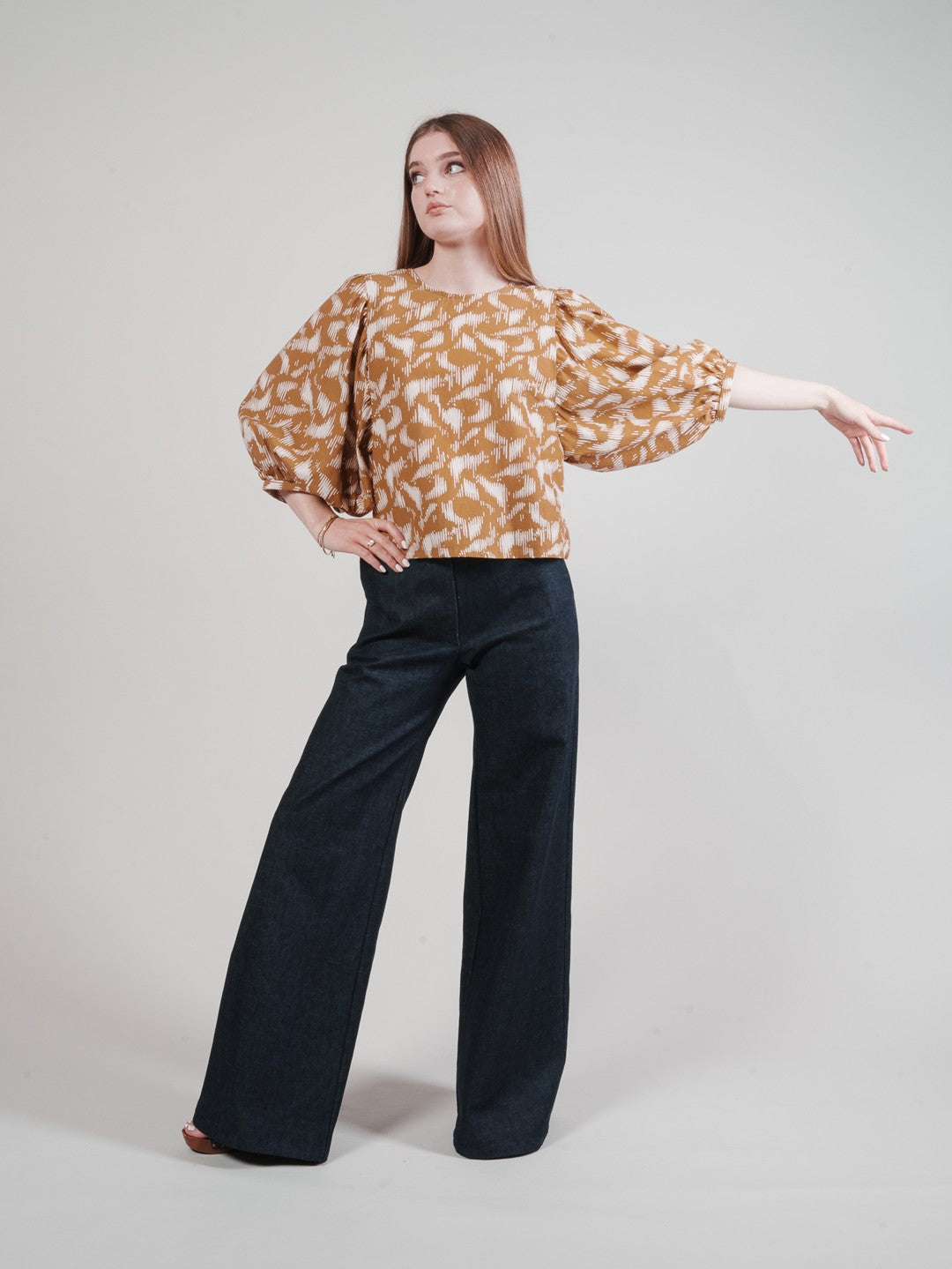 Riley Top - Organic Cotton Rust