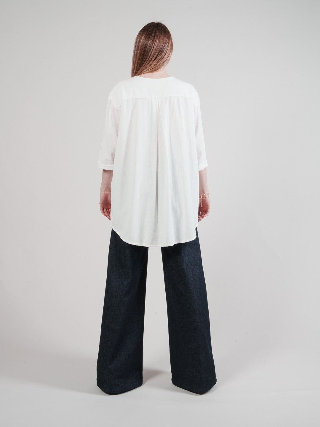 Organic Collarless Shirt