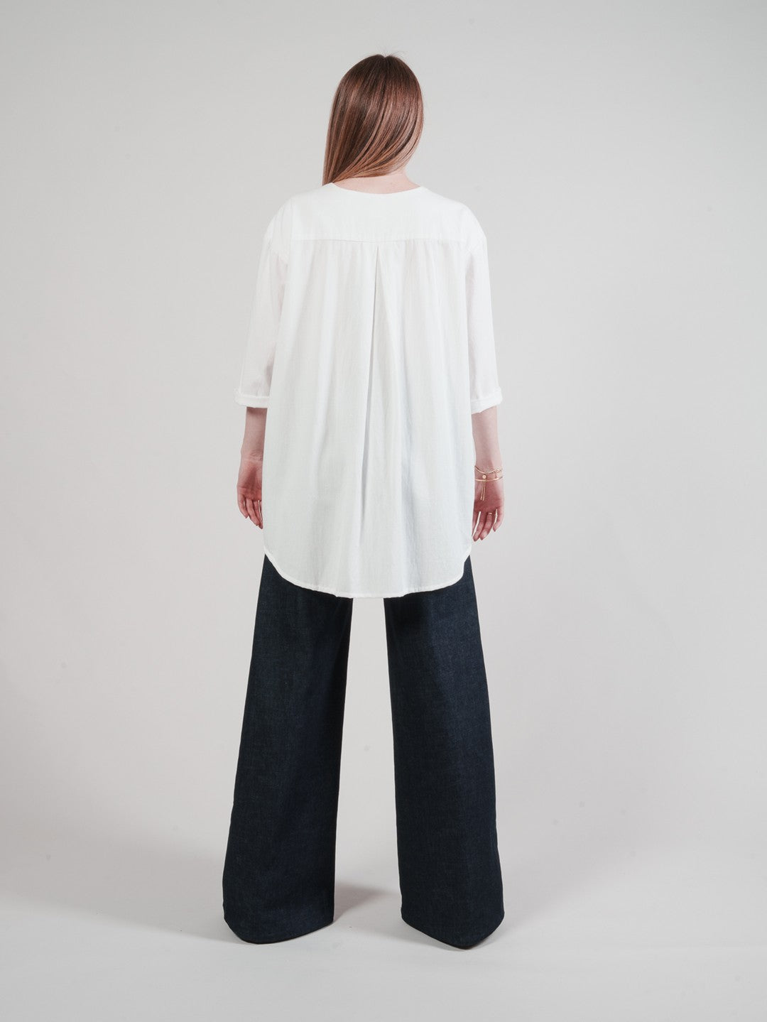 Organic Collarless Shirt