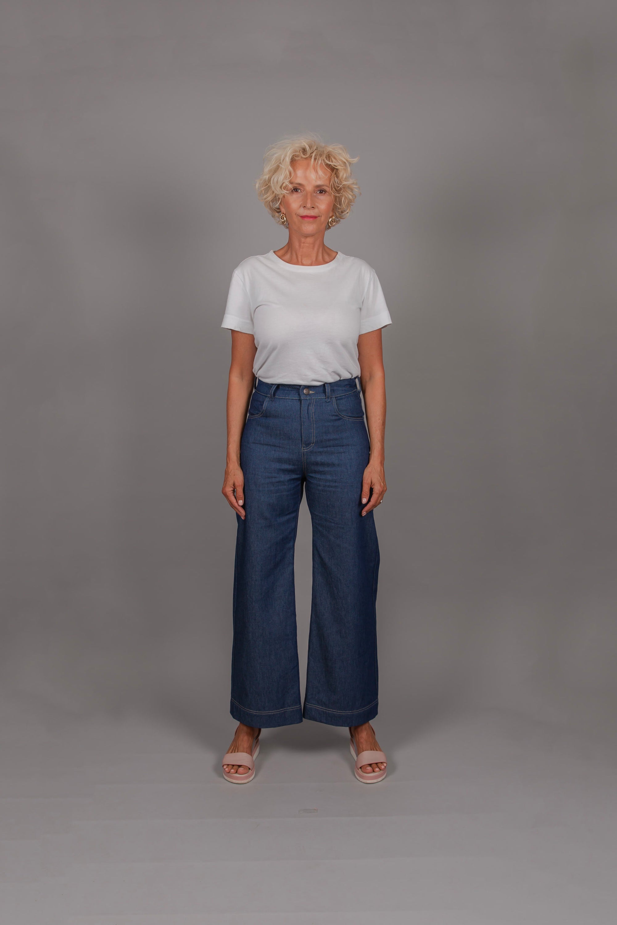 Holi Boli Walker Jeans Cotton Denim Fabric sourced from environmentally conscious fabric manufacturer KG Denim in South India. Ethically and Sustainably Made, designed in New Zealand