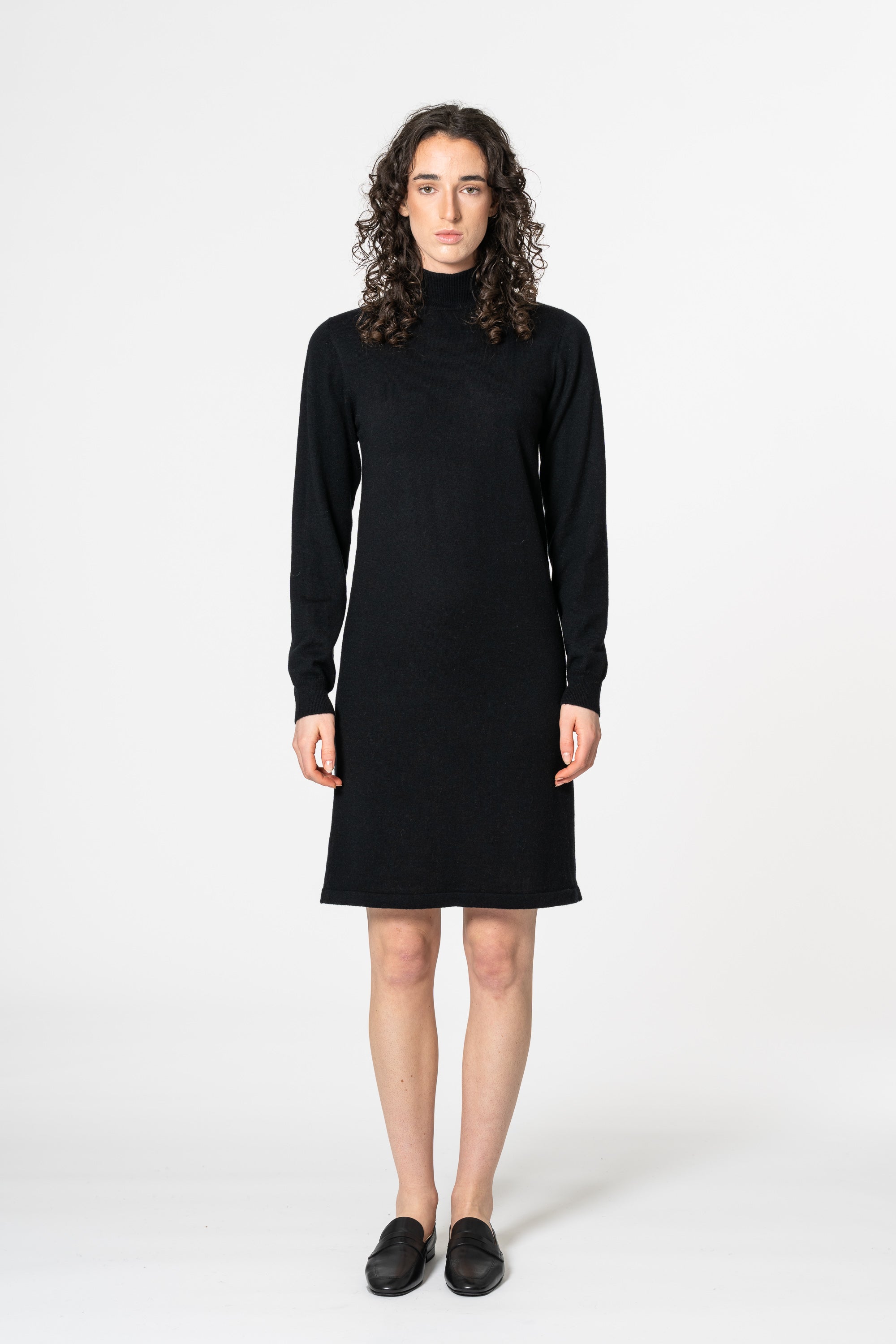 DINADI Merino Dress - Black