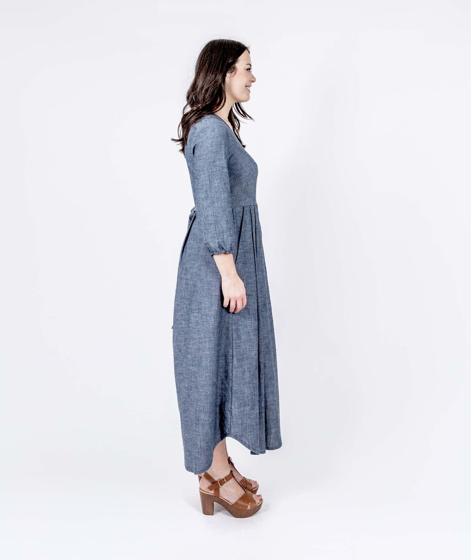 Chambray Horizon Dress