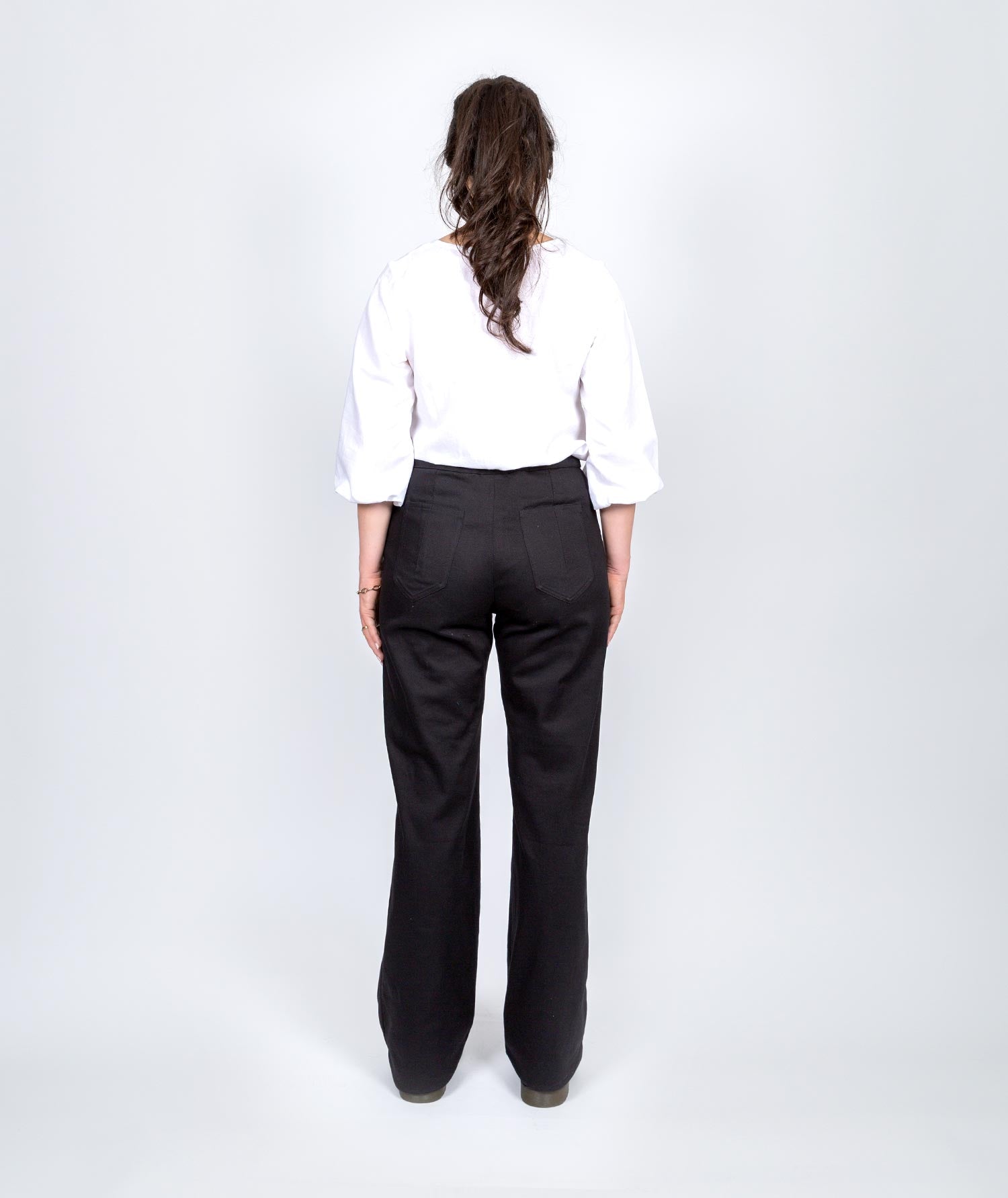 Constance Jeans - Black Stretch Twill