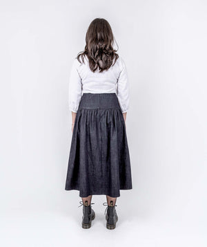 Abundance Denim Skirt - Blueblack