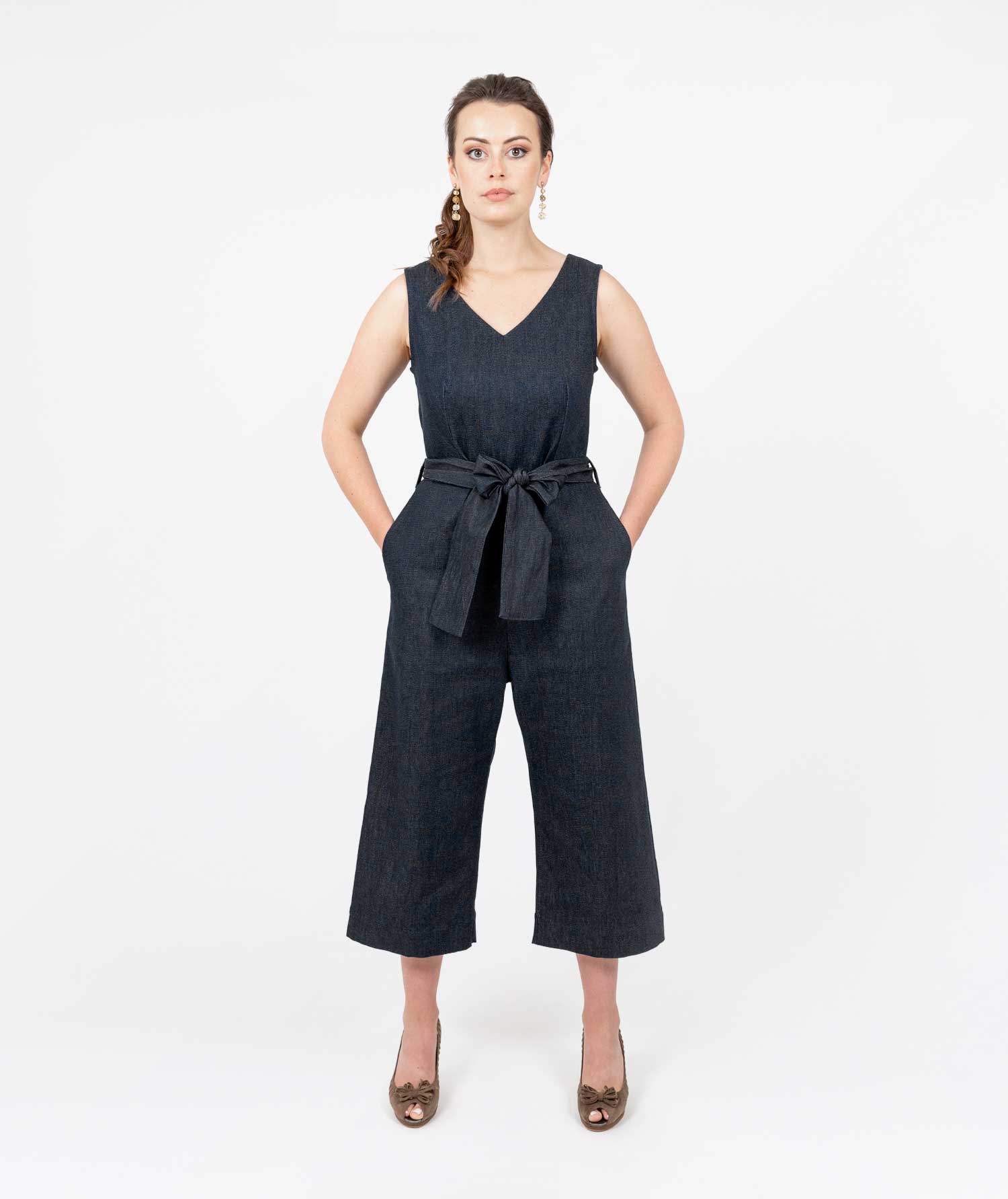 Forever Playsuit Denim - Blueblack