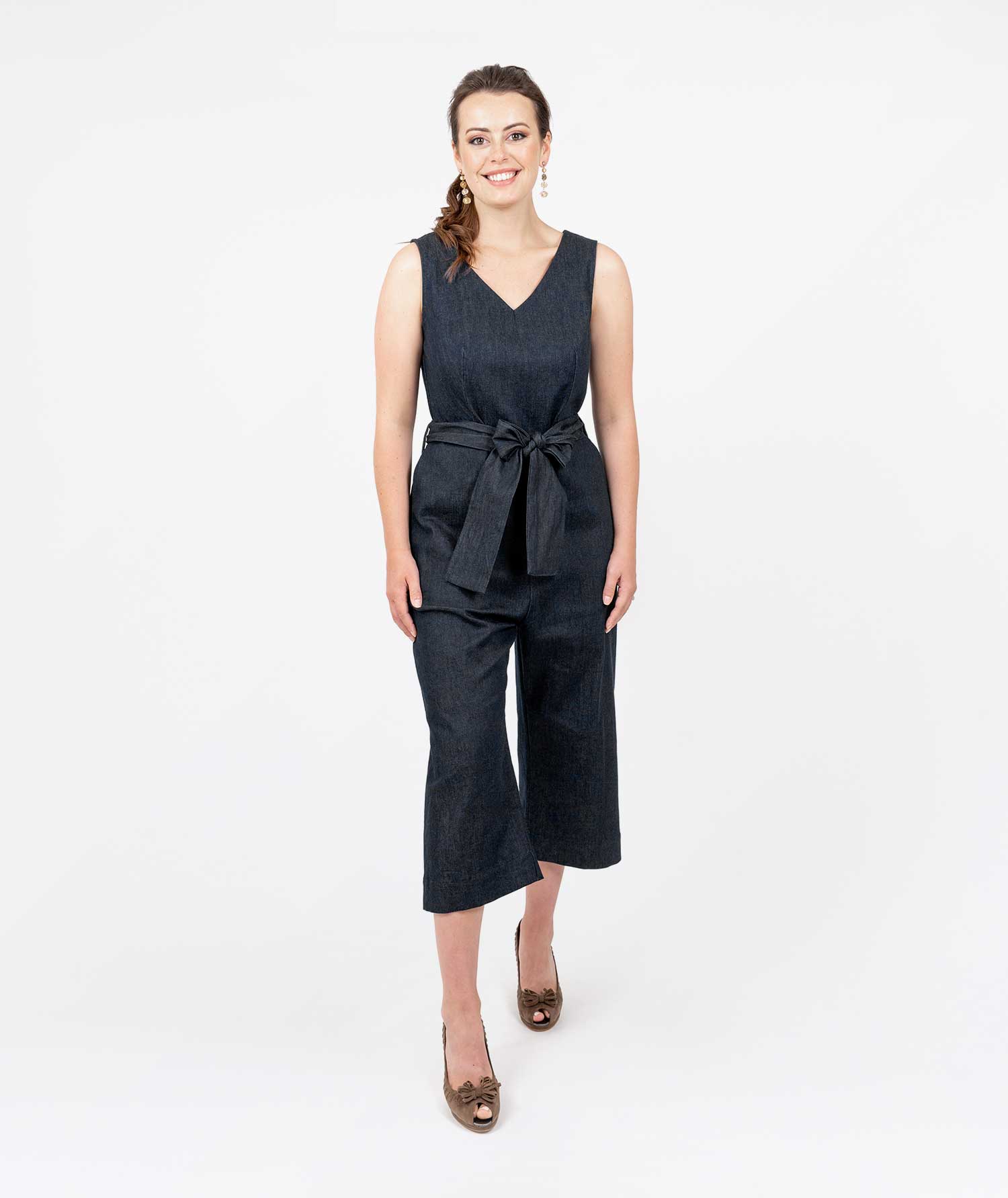 Forever Playsuit Denim - Blueblack