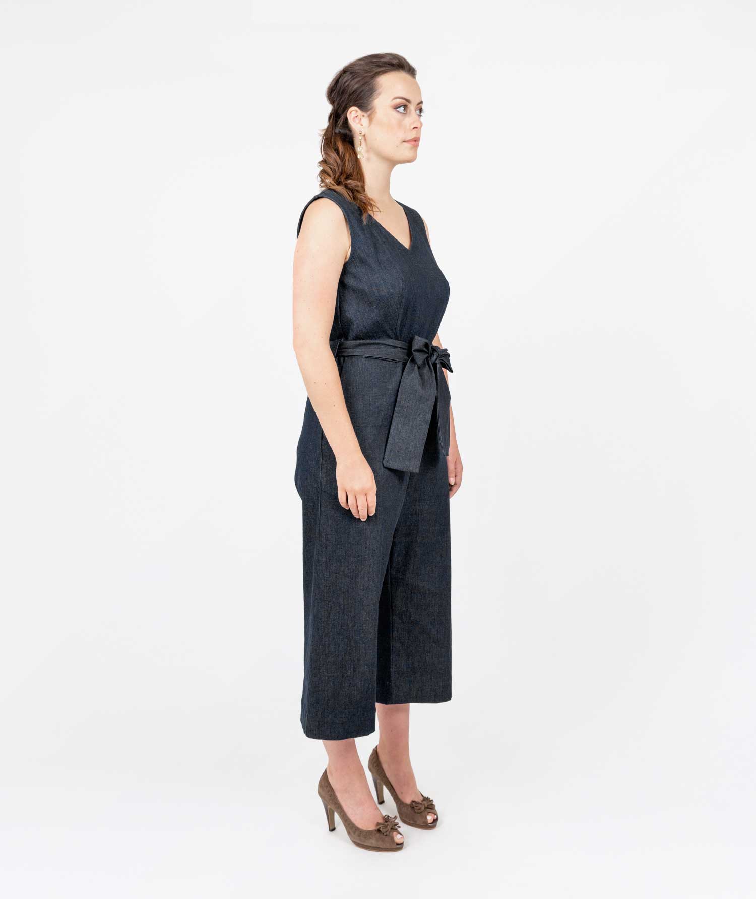 Forever Playsuit Denim - Blueblack