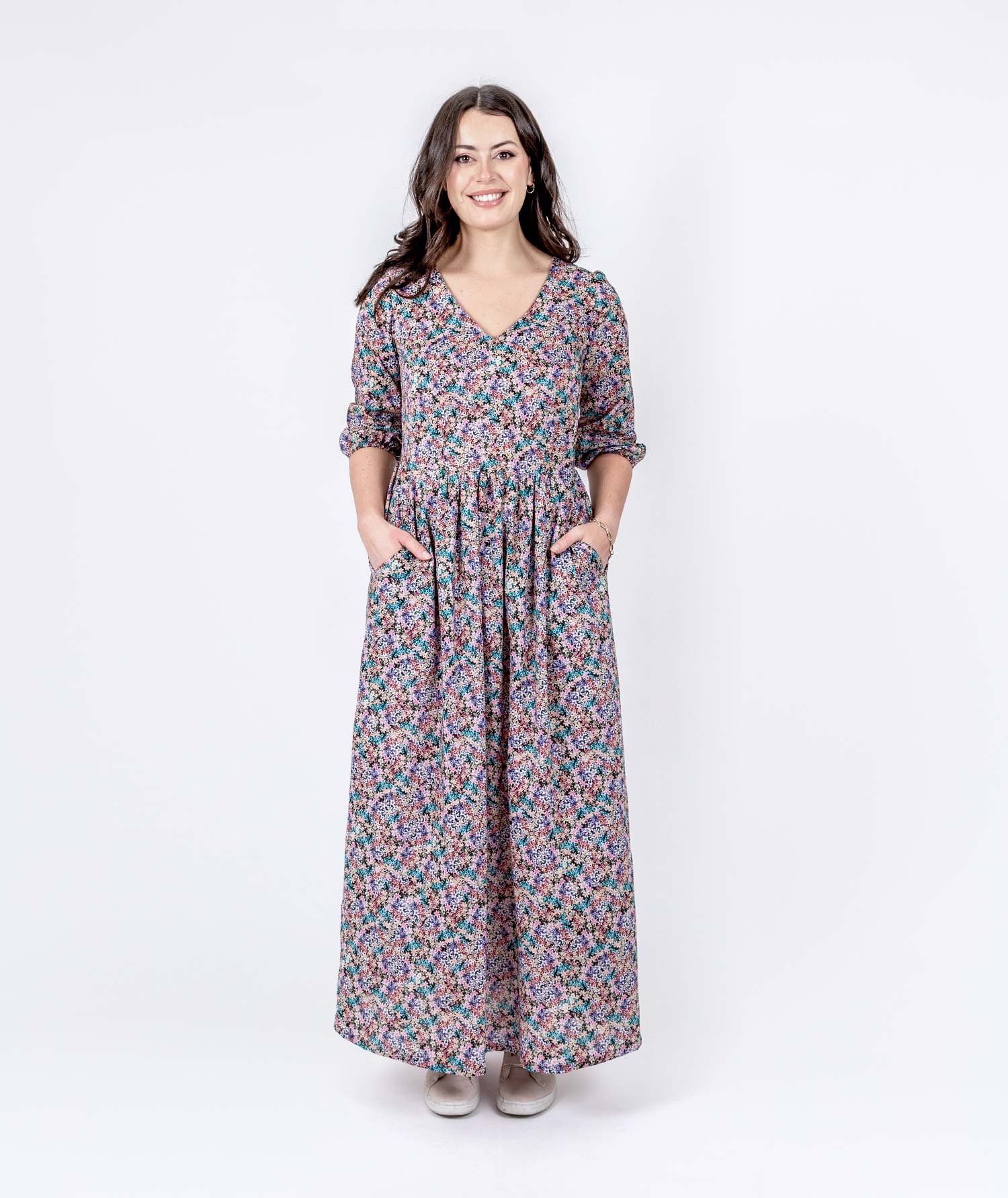 Floral Joy Dress - Black