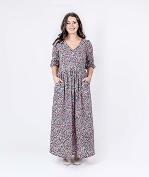 Floral Joy Dress - Black