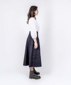 Abundance Denim Skirt - Blueblack