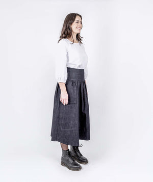 Abundance Denim Skirt - Blueblack