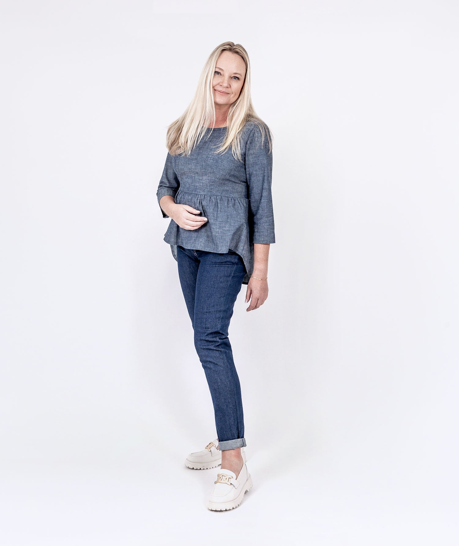 Sista Peplum Top
