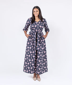 Floral Twill Dress