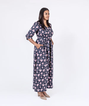 Floral Twill Dress