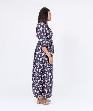 Floral Twill Dress