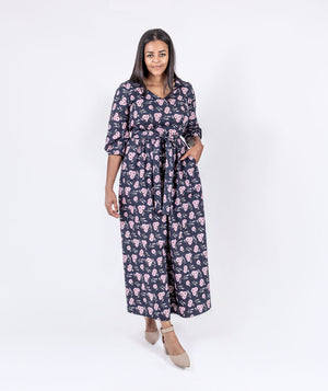 Floral Twill Dress