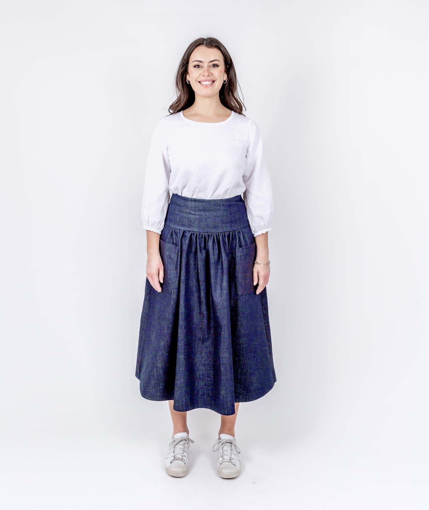 Abundance Denim Skirt - Blue