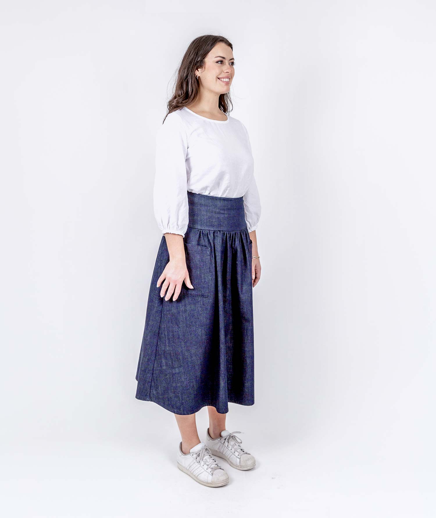 Abundance Denim Skirt - Blue