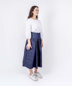 Abundance Denim Skirt - Blue
