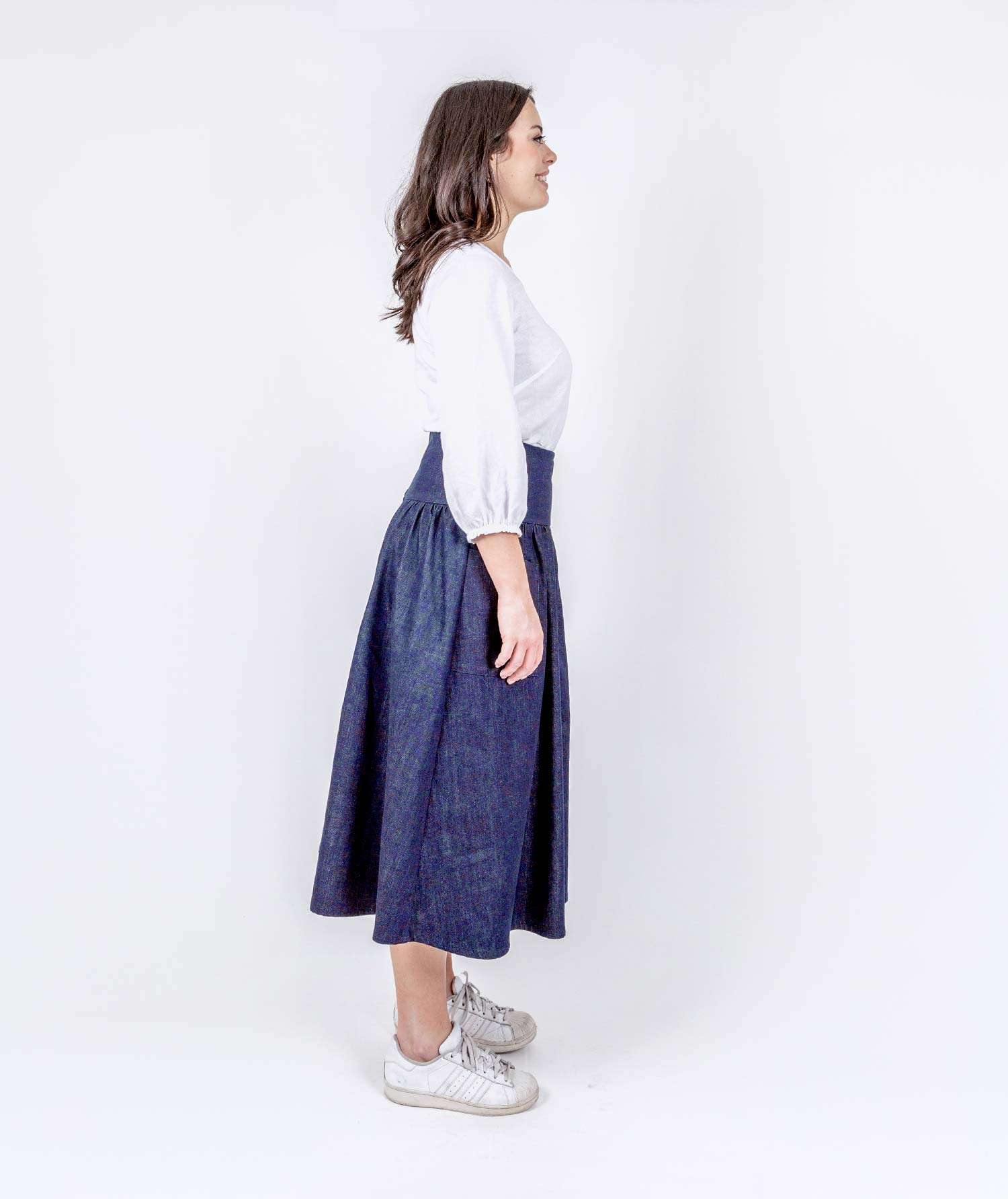 Abundance Denim Skirt - Blue