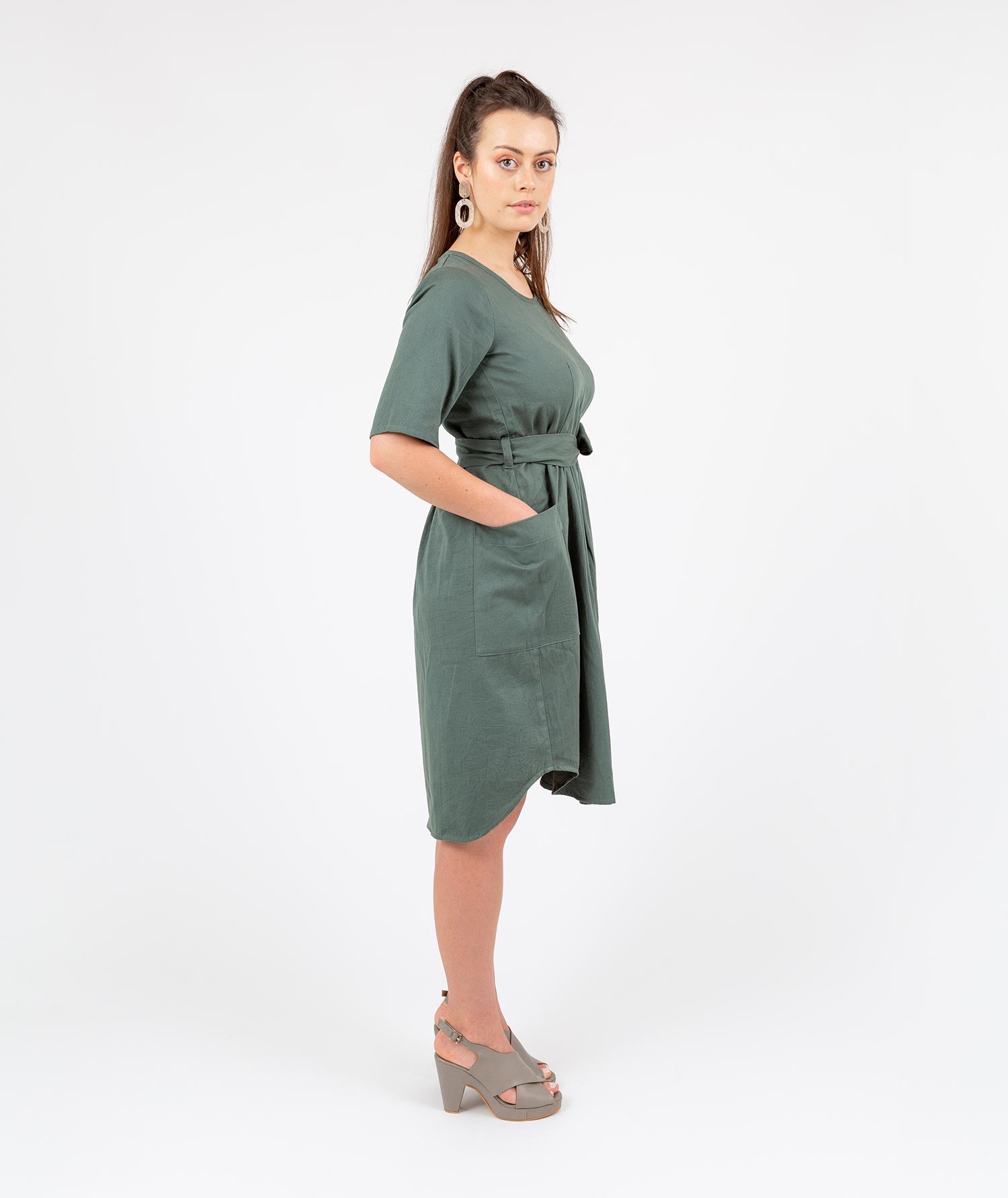 Holi Boli, Travel Dress Green, Dress, ethical fashion