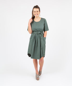 Holi Boli, Travel Dress Green, Dress, ethical fashion